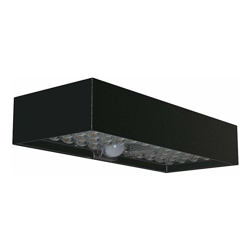 Aplique LED solar con sensor LED/6W/3,7V IP65 4000K 3000 mAh negro