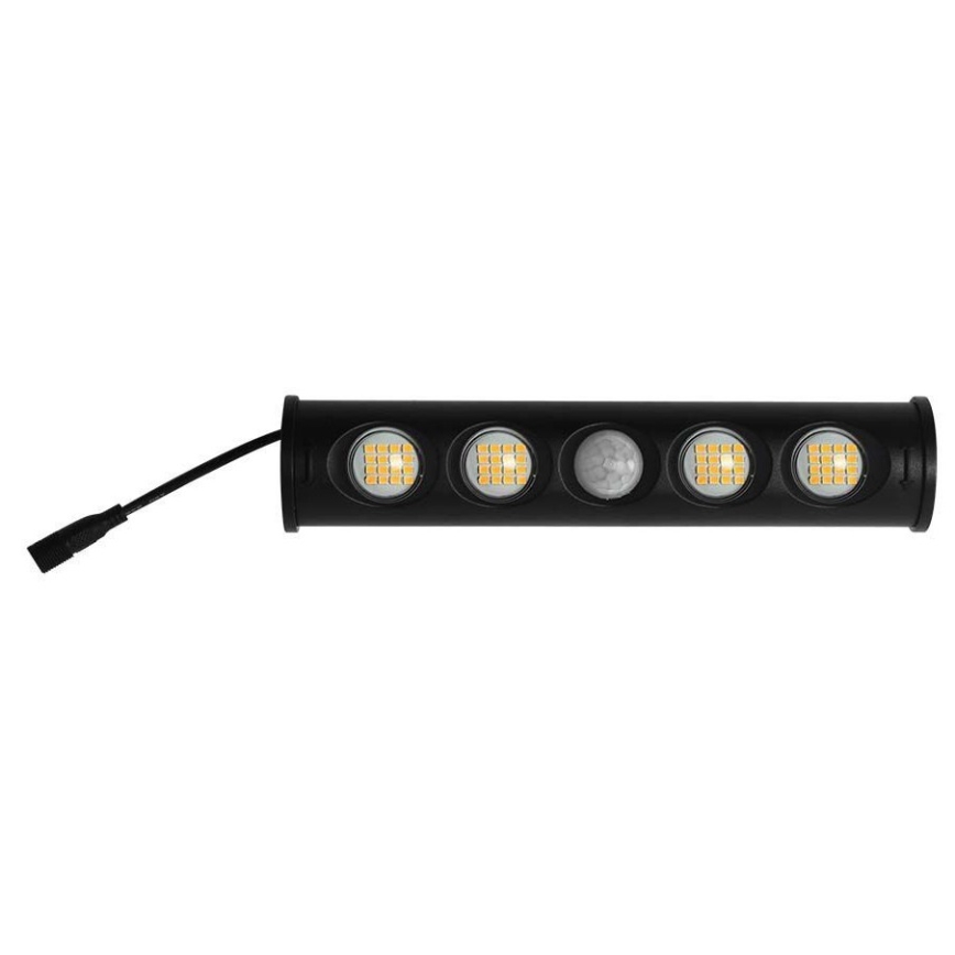 Aplique LED Solar con sensor LED/8W/3,7V IP65 3000K