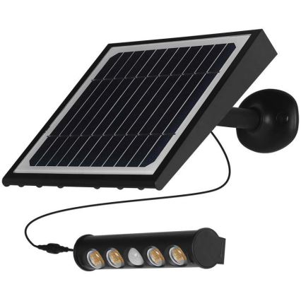 Aplique LED Solar con sensor LED/8W/3,7V IP65 3000K