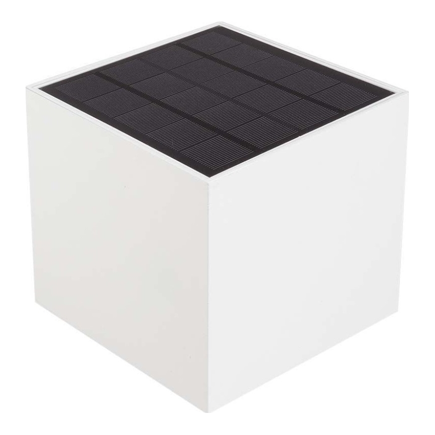 Aplique LED solar con sensor LED/9W/3,7V IP65 3000K 2600 mAh blanco