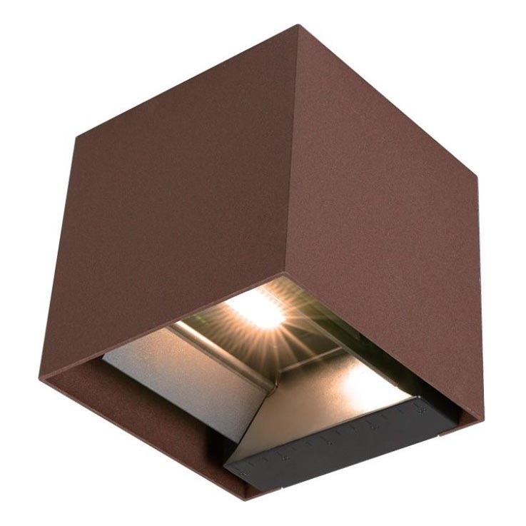 Aplique LED solar con sensor LED/9W/3,7V IP65 4000K marrón