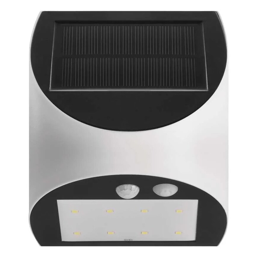 Aplique LED solar con sensor LUMI LED/3,7W IP54 blanco