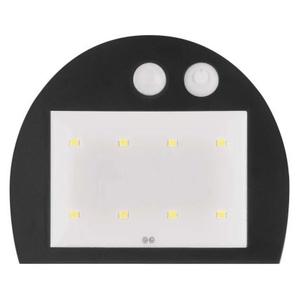Aplique LED solar con sensor LUMI LED/3,7W IP54 blanco