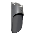Aplique LED solar con sensor PALESA LED/1W/3,7V IP65 1800 mAh gris