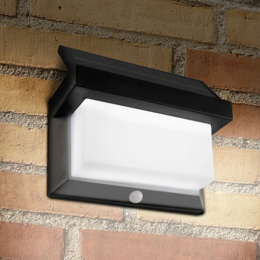 Aplique LED solar con sensor TONY LED/3,7V IP44