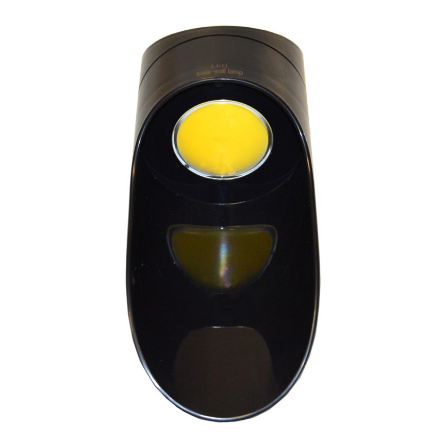 Aplique LED solar PALESA LED/1W/3,7V IP65 1800 mAh negro