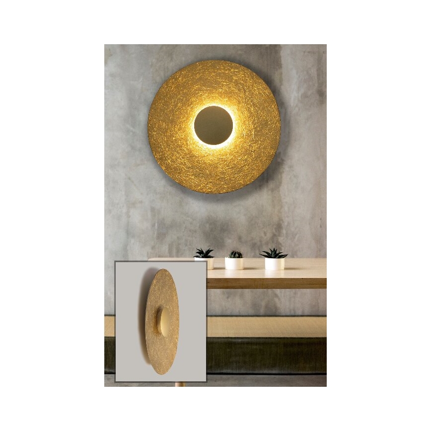 Aplique LED SOLE LED/16W/230V diá. 65 cm dorado