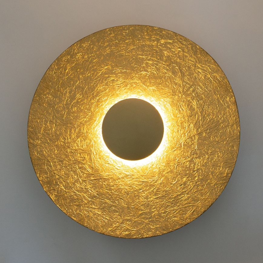 Aplique LED SOLE LED/16W/230V diá. 65 cm dorado
