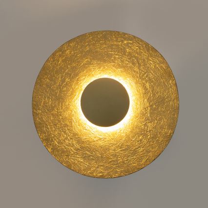 Aplique LED SOLE LED/7W/230V diá. 44 cm dorado