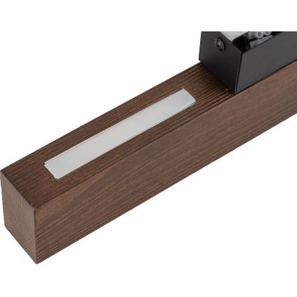 Aplique LED TEO LED/3W/230V 3000K nogal