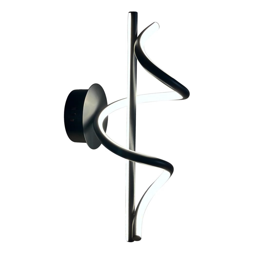 Aplique LED TWIST LED/12W/230V negro