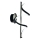 Aplique LED TWIST LED/12W/230V negro