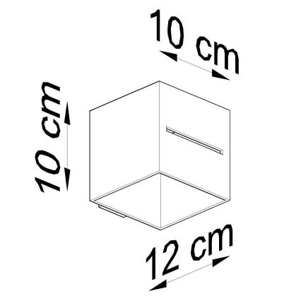 Aplique LOBO 1xG9/40W/230V blanco