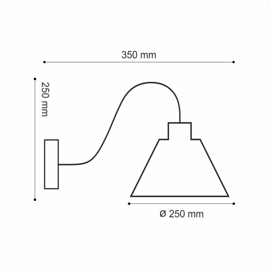 Aplique LOFT 1xE14/40W/230V