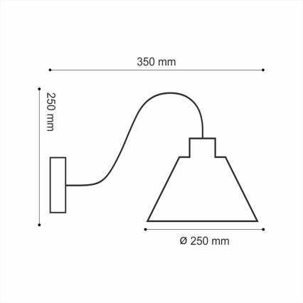 Aplique LOFT 1xE14/40W/230V