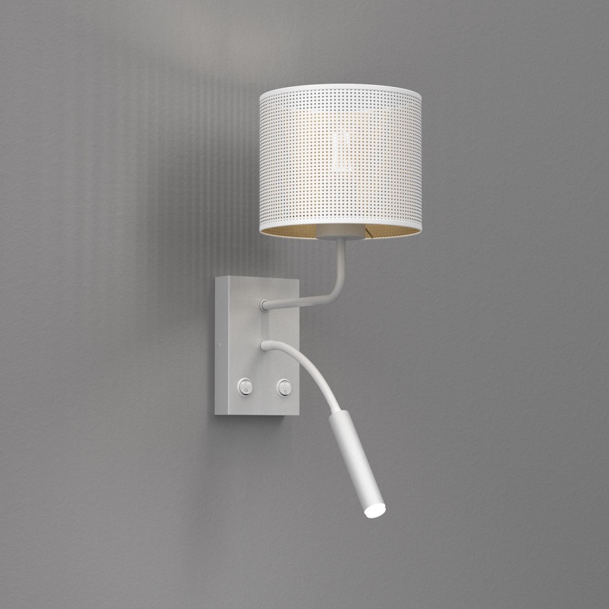 Aplique LOFT SHADE 1xE27/60W+1xG9/8W/230V blanco/dorado