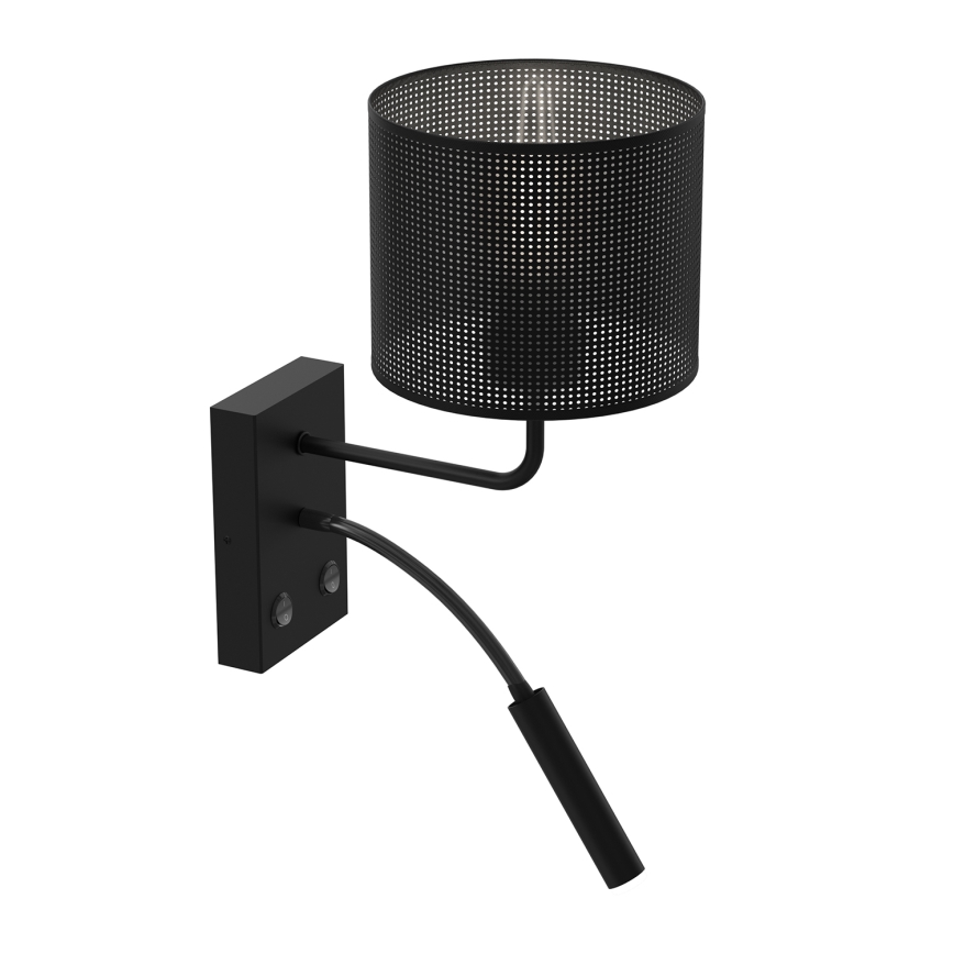 Aplique LOFT SHADE 1xE27/60W+1xG9/8W/230V negro