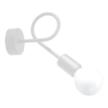 Aplique LOOP 1xE27/15W/230V blanco