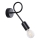 Aplique LOOP 1xE27/15W/230V negro
