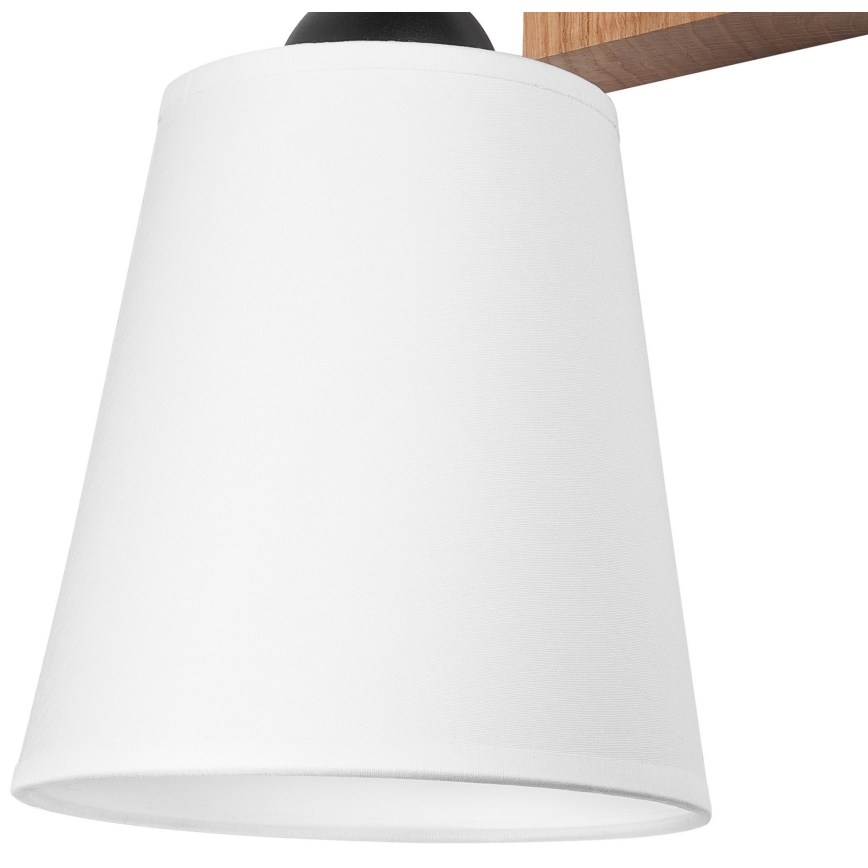 Aplique LULA 1xE27/60W/230V roble
