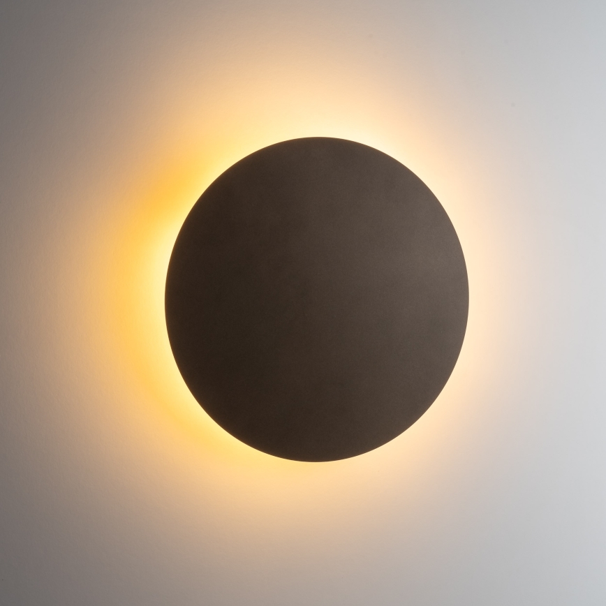 Aplique LUNA 4xG9/8W/230V diá. 40 cm marrón