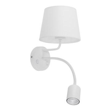 Aplique MAJA 1xE27/15W/230V + 1xGU10/10W/230V blanco