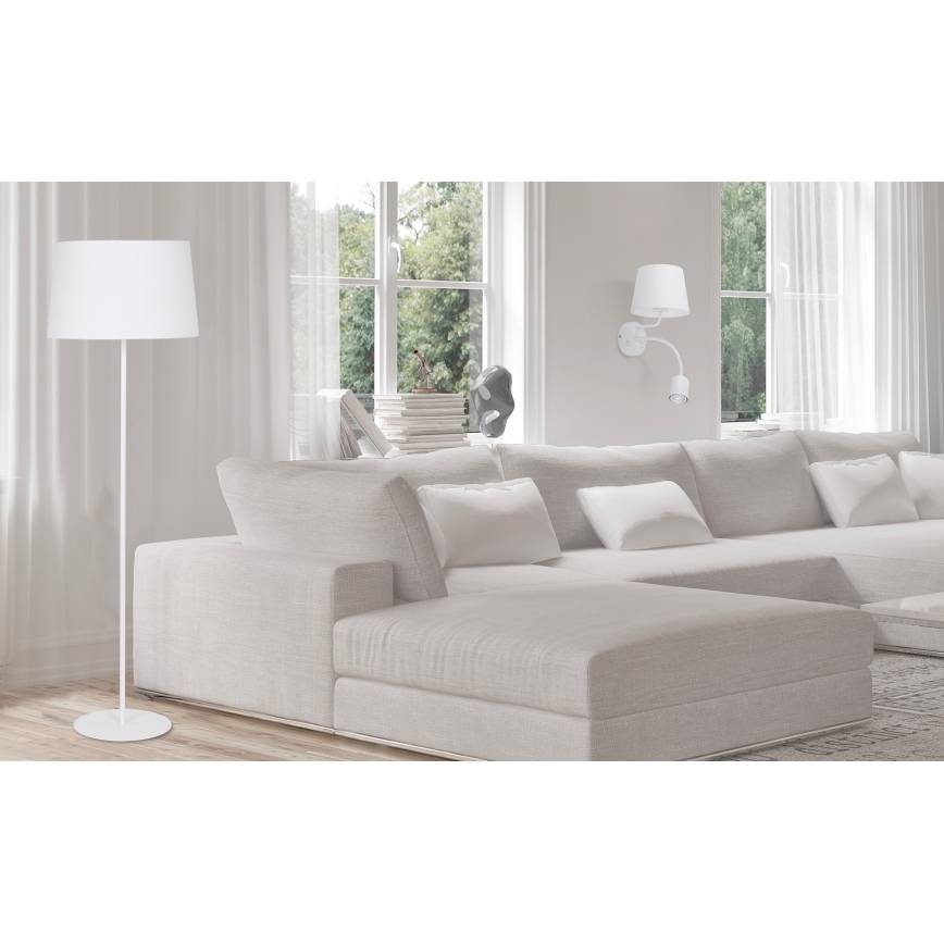 Aplique MAJA 1xE27/15W/230V + 1xGU10/10W/230V blanco