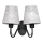 Aplique MALBO II 2xE27/15W/230V negro