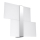 Aplique MASSIMO 2xG9/40W/230V blanco/cromo brillante