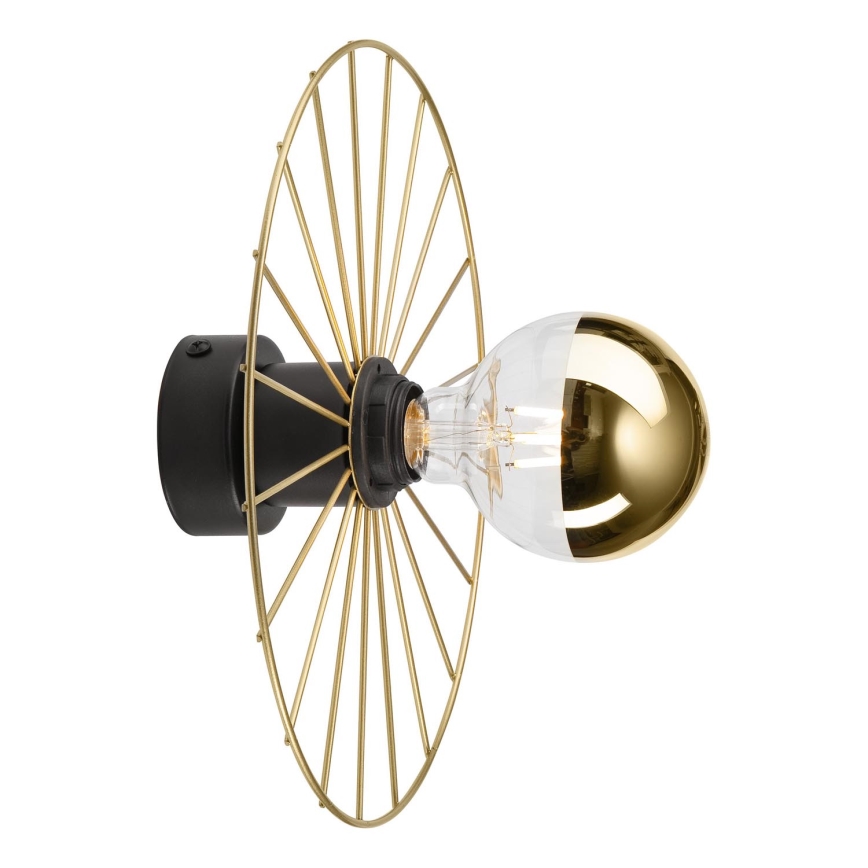 Aplique MONTANA 1xE27/15W/230V diá. 30 cm dorado