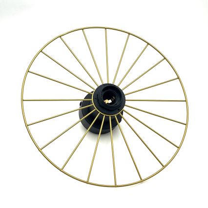 Aplique MONTANA 1xE27/15W/230V diá. 30 cm dorado