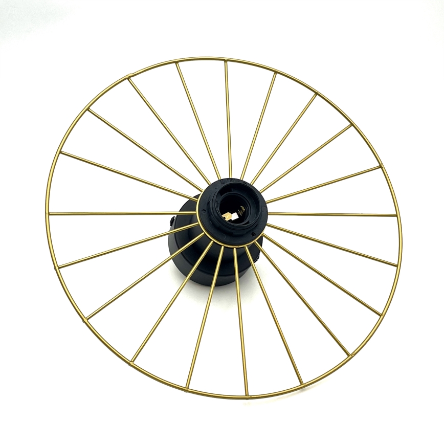 Aplique MONTANA 1xE27/15W/230V diá. 30 cm dorado
