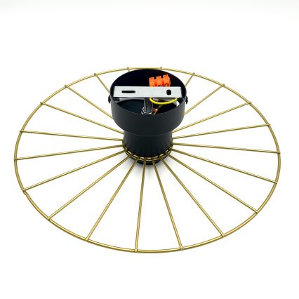 Aplique MONTANA 1xE27/15W/230V diá. 30 cm dorado