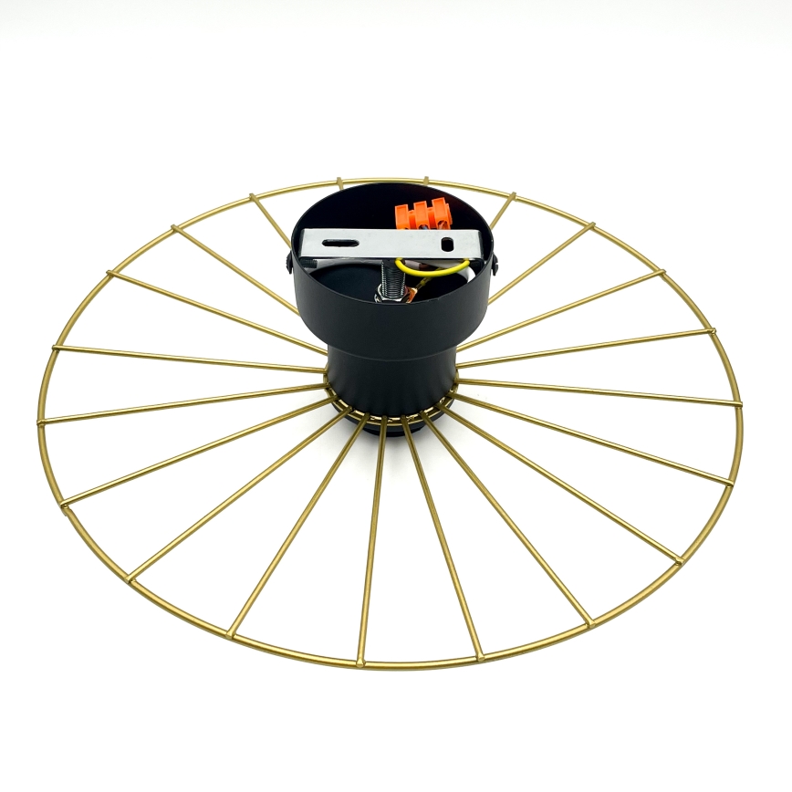 Aplique MONTANA 1xE27/15W/230V diá. 30 cm dorado