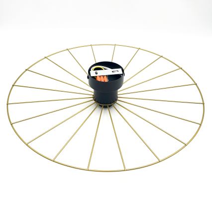 Aplique MONTANA 1xE27/15W/230V diá. 45 cm dorado
