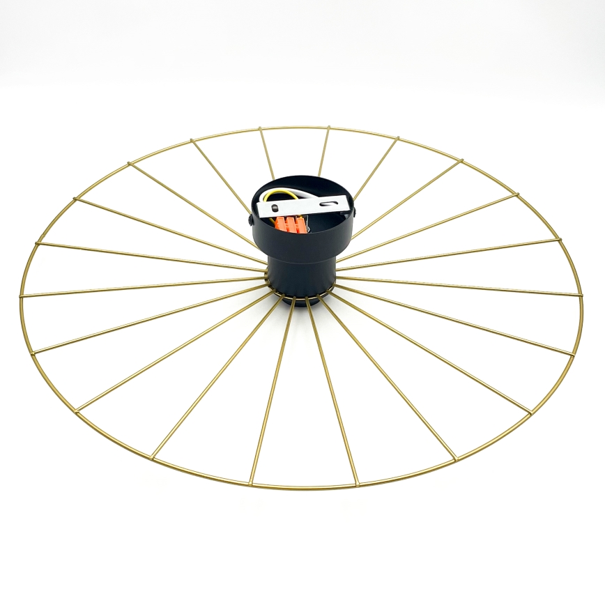 Aplique MONTANA 1xE27/15W/230V diá. 45 cm dorado