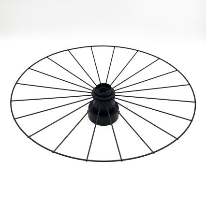Aplique MONTANA 1xE27/15W/230V diá. 45 cm negro