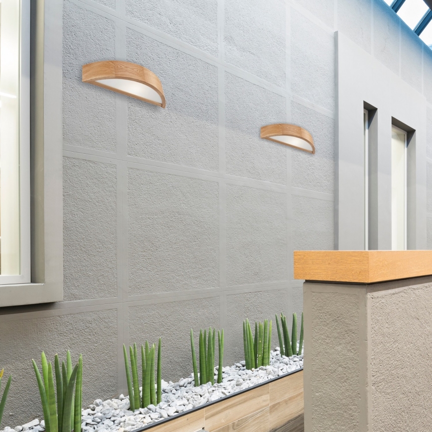 Aplique OAK 1xE27/60W/230V roble