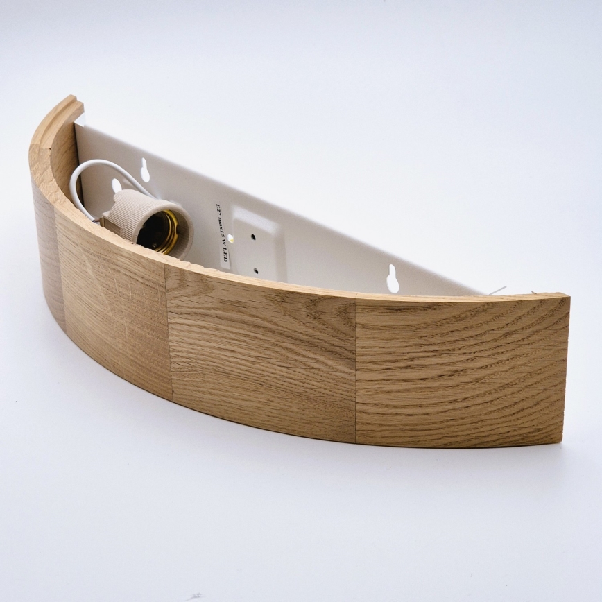 Aplique OAK 1xE27/60W/230V roble