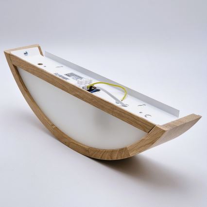 Aplique OAK 1xE27/60W/230V roble
