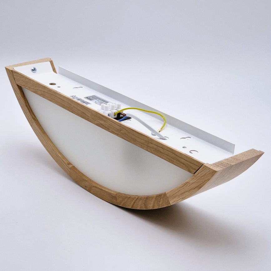Aplique OAK 1xE27/60W/230V roble