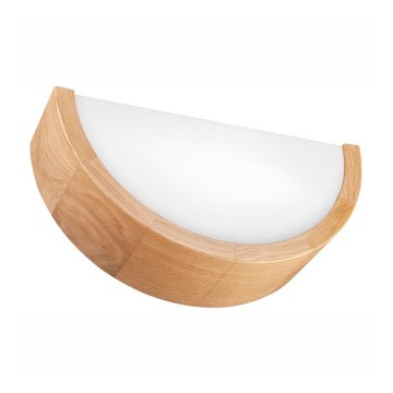 Aplique OAK 1xE27/60W/230V roble