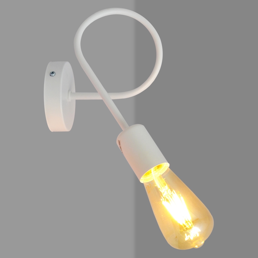 Aplique OXFORD 1xE27/15W/230V blanco