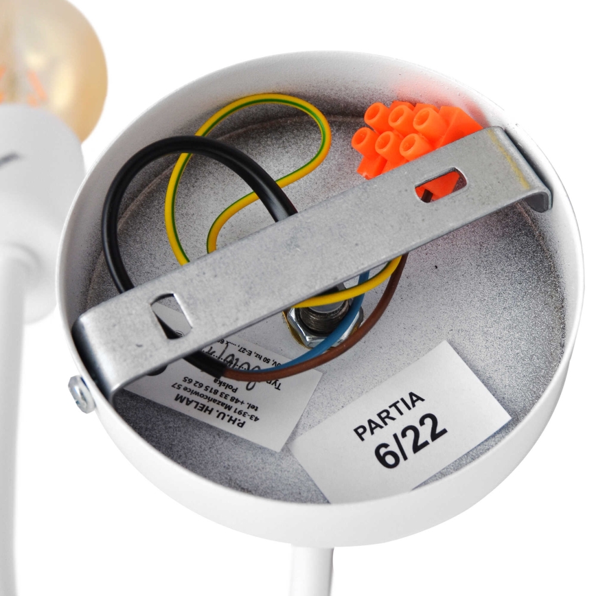 Aplique OXFORD 1xE27/15W/230V blanco