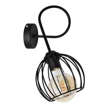 Aplique OXFORD 1xE27/15W/230V negro