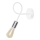 Aplique OXFORD 1xE27/15W/230V plateado