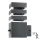 Aplique para exterior con sensor TEKSAS 1xE27/12W/230V IP44 antracita