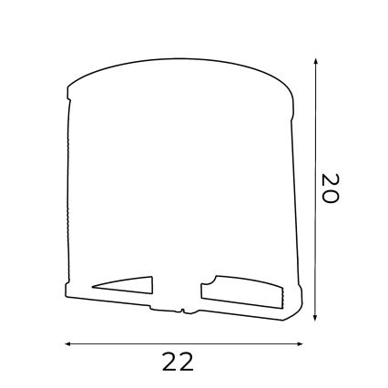 Aplique RIM 1xE27/60W/230V