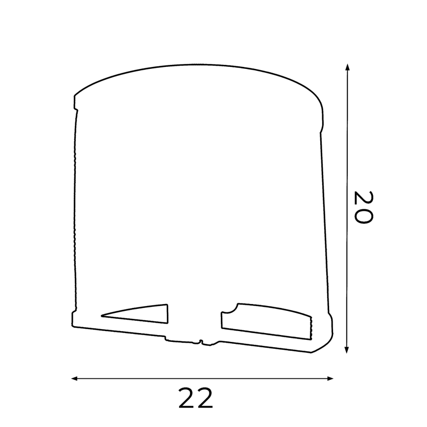 Aplique RIM 1xE27/60W/230V