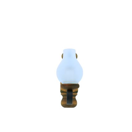 Aplique RUSTIC 1xE14/40W/230V haya - FSC Certificado